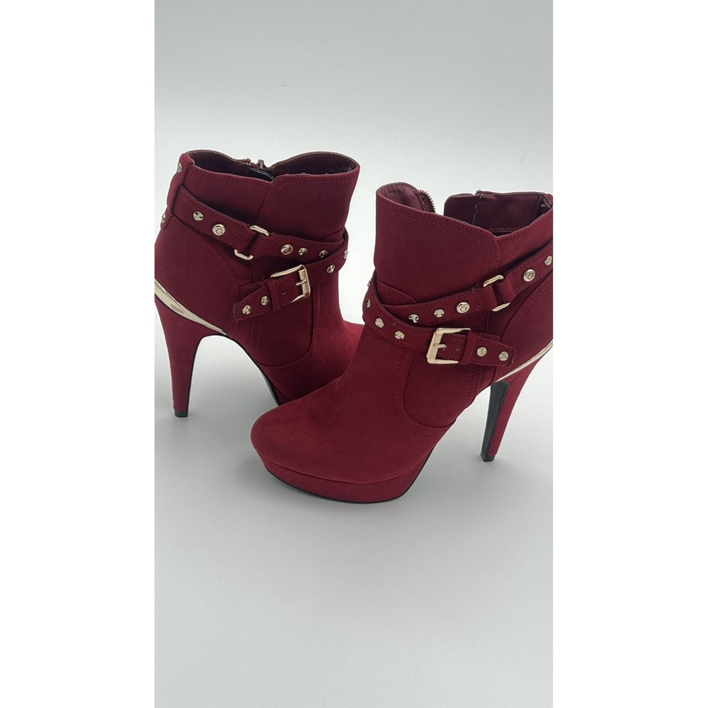 Guess Anckle‎ boot dark red new no box Sz 6M GBG   Guess